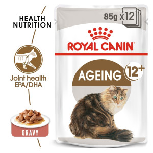 Royal Canin Ageing 12+ Senior Wet Cat Food in Gravy