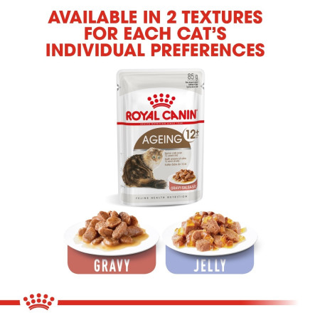 Royal Canin Ageing 12+ Senior Wet Cat Food in Gravy #4