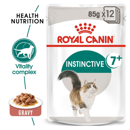 Royal Canin Instinctive 7+ Senior Wet Cat Food in Gravy