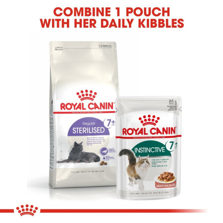 Royal Canin Instinctive 7+ Senior Wet Cat Food in Gravy #5