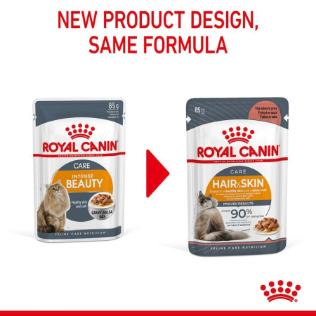 Royal Canin Hair & Skin Care Adult Wet Cat Food in Gravy #3
