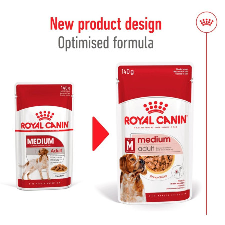 Royal Canin Medium Adult Wet Dog Food in Gravy #2