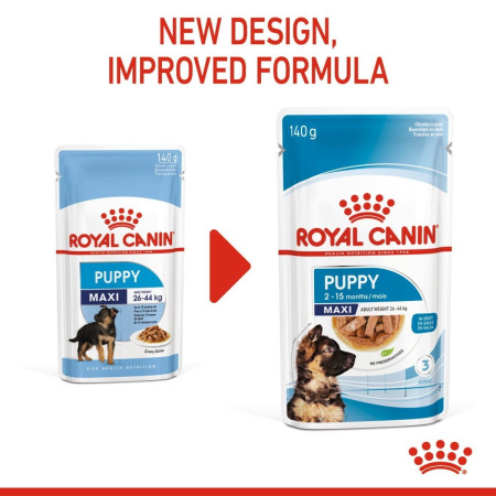 Royal Canin Maxi Puppy Wet Food Chunks in Gravy #2